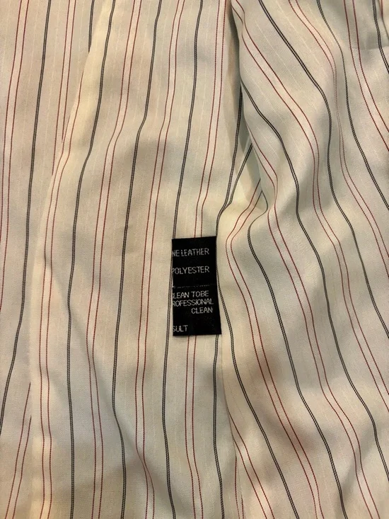 Medium Women's Dark Brown/Black Genuine Leather Blazer Jacket - Picture 9 of 9